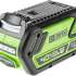 Снегоуборщик GREENWORKS GD40SSK4,  аккумуляторный,  4Ач [2600807ub]
